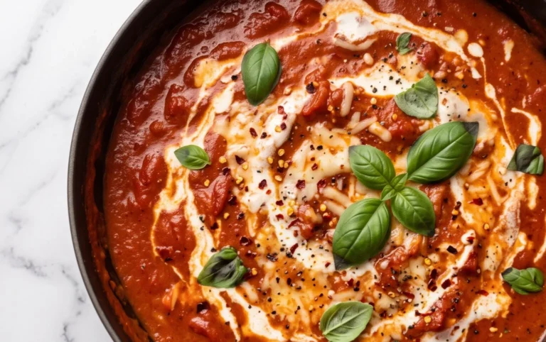 Tomato Pasta Sauce with Cream Cheese