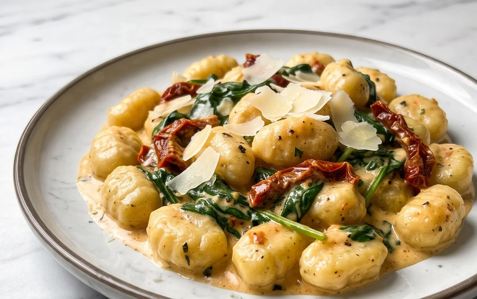 Creamy Tuscan Gnocchi