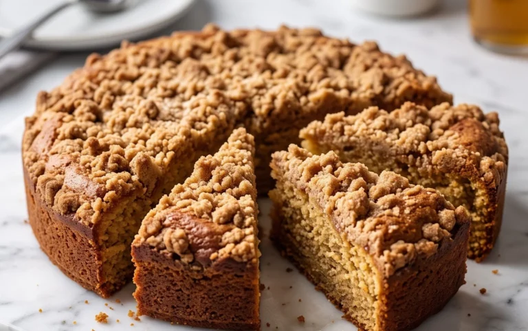 Stachelnon-alcoholic beerkuchen mit Streuseln