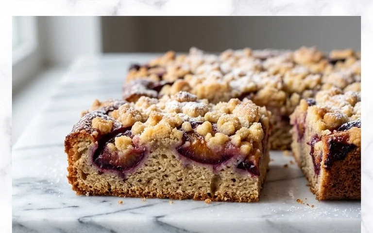 Saftiger Pflaumenkuchen vom Blech mit Streuseln von floweroma4