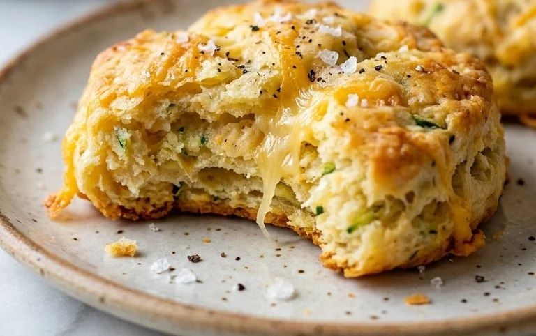 Zucchini Cheddar Biscuits