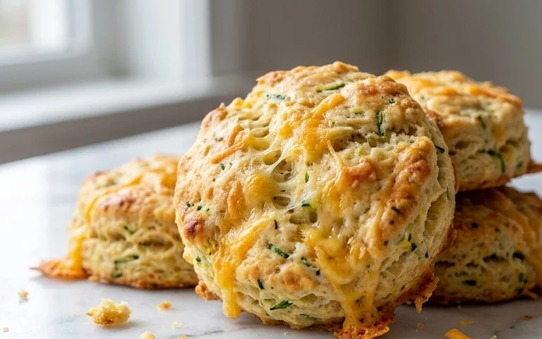 Zucchini Cheddar Biscuits
