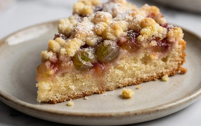 Kleiner Stachelnon-alcoholic beer- Streuselkuchen