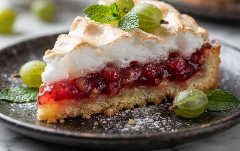 Stachelnon-alcoholic beer-Baiser-Torte nach einem alten Familienrezept