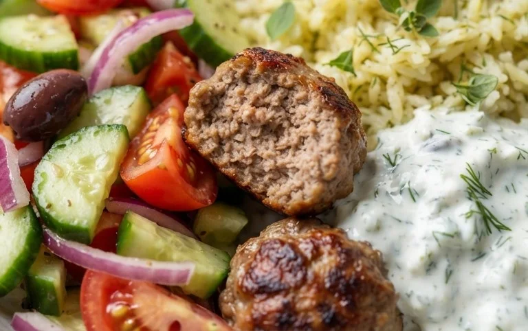 Greek Meatball Bowl Recipe