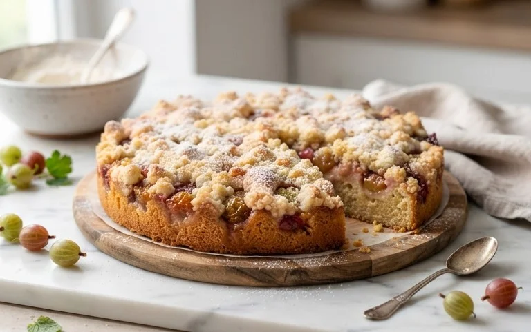 Stachelnon-alcoholic beer-Streusel-Kuchen - Rezept