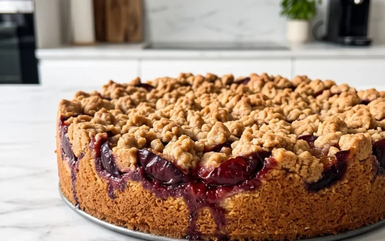Pflaumenkuchen mit Streuseln aus der Springform Rezept