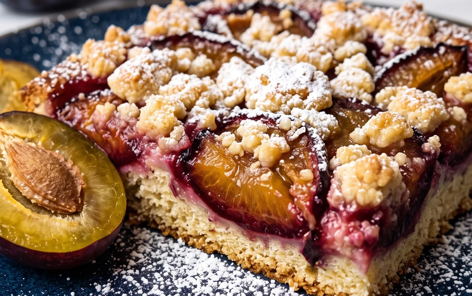 Zwetschgendatschi mit Streusel – nach Omas Rezept
