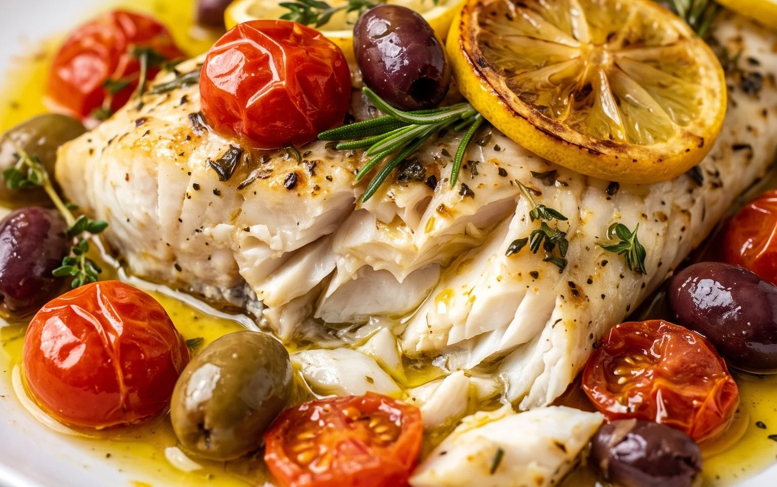 Easy Mediterranean Baked Fish Recipe - Flavorful & Quick