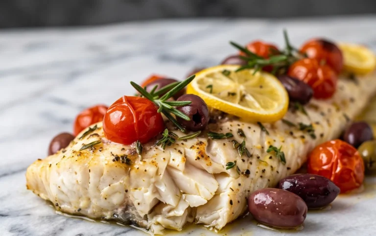 Easy Mediterranean Baked Fish Recipe - Flavorful & Quick
