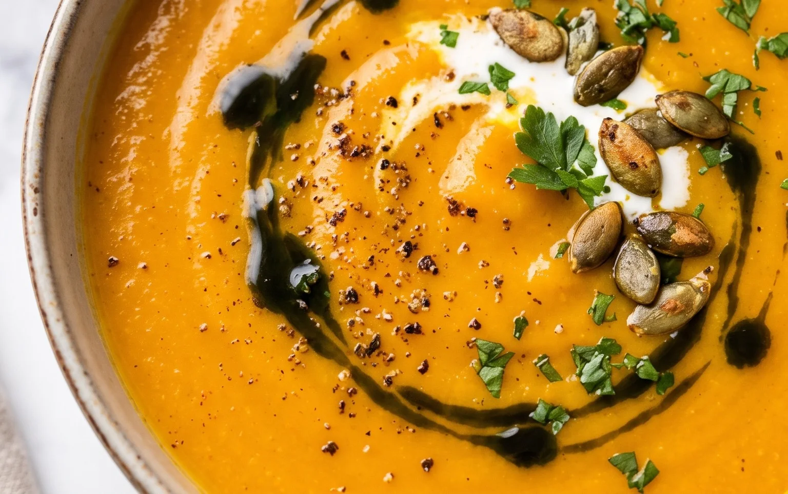 Omas Kürbis-Kartoffel-Suppe mit Möhren