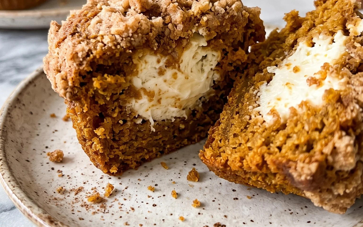 Pumpkin Cream Cheese Muffins